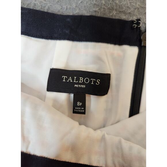 Talbots Tweed Pencil Skirt Multicolored Academia‎ Contemporary Size 8P Lined - Picture 6 of 9